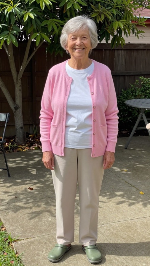 Backyard grandma: the one photo used for the TikTok Zany zany emote fortnite clip